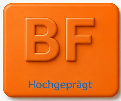 Hochgeprägtes Silikonarmband – Beispiel