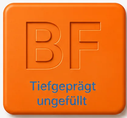 Tiefgeprägtes Silikonarmband ohne Farbe – Beispiel